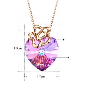 925 silver necklace rose gold necklace collar ecuador comprar (4)