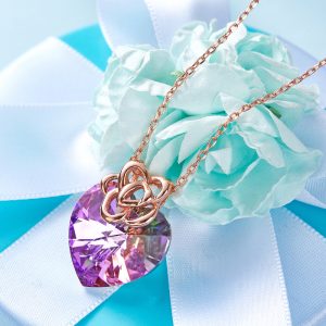 925 silver necklace rose gold necklace collar ecuador comprar (5)