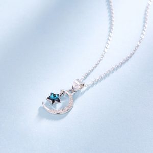 aretes collar luna estrella azul ecuador (3) aretes collar luna estrella azul ecuador (3)