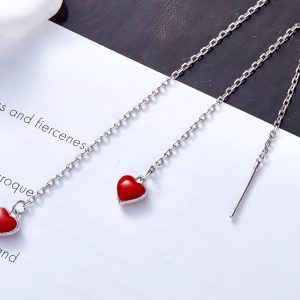 aretes largos corazon rojo plata s925 ecuador quito (4)