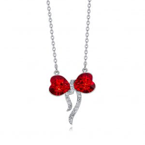 collar lazo rojo de plata s925 joyas ecuador (4)