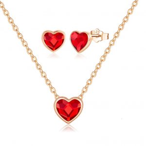 corazon, joya, rojo, dorado, ecuador