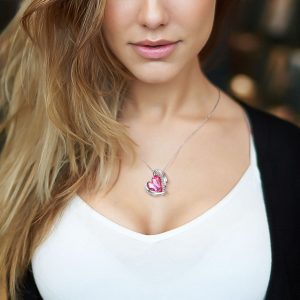 corazon rosado plata s925 (2)