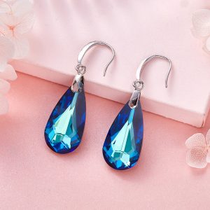 cristal azúl, joyadym, colgantes, ecuador