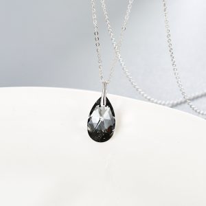 cristal negro joyas collar plata s925 (4) cristal negro joyas collar plata s925 (4)
