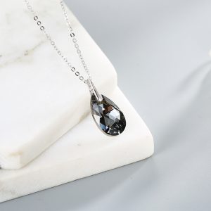 cristal negro joyas collar plata s925 (5) cristal negro joyas collar plata s925 (5)