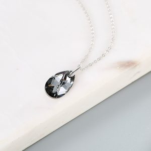 cristal negro joyas collar plata s925 (6) cristal negro joyas collar plata s925 (6)