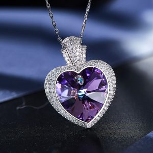 joyasdym corazon mde mar morado joyasdym silver s925 (5)
