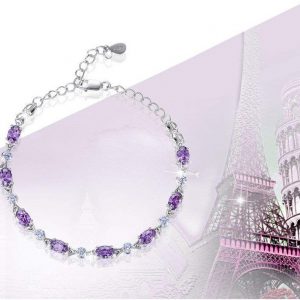 pulsera morada-paris-ecuador.joyas-cristal plats925